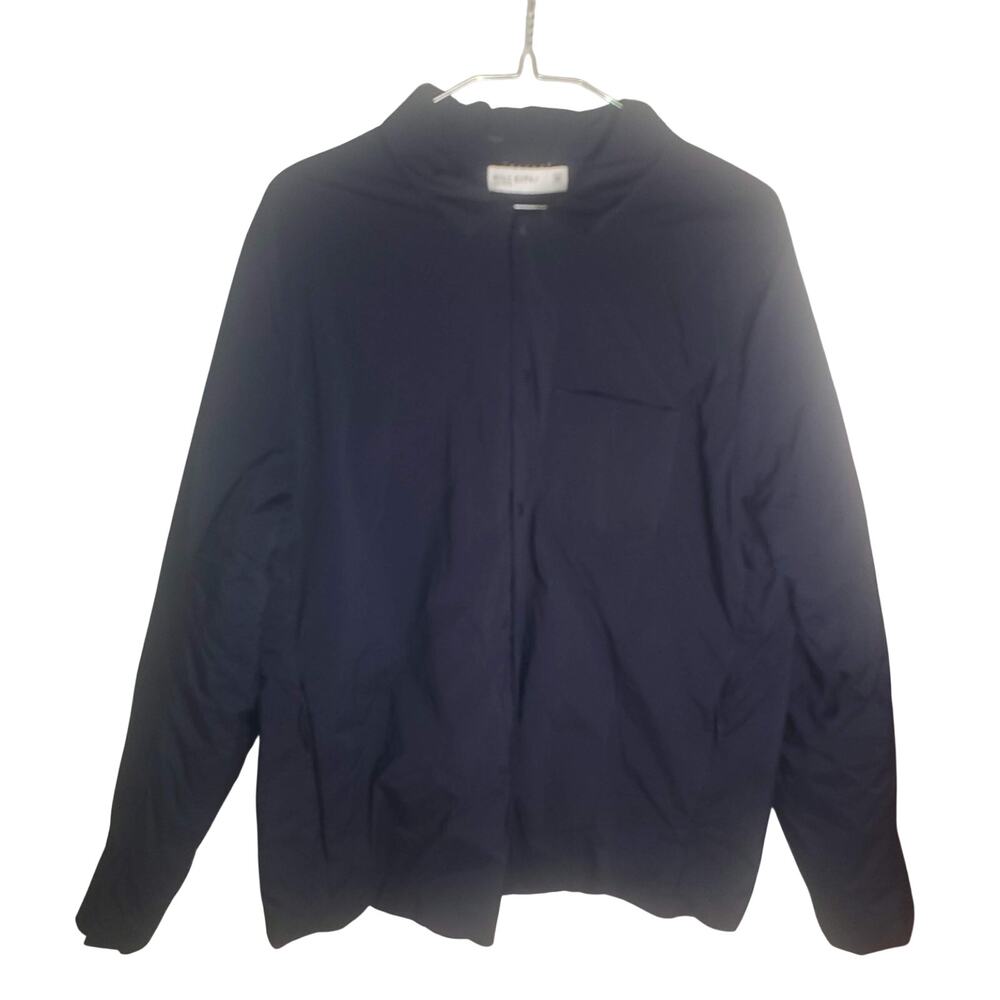 Hill City Thermal Light Shirt Jacket Blue Snap Front Men’s Medium